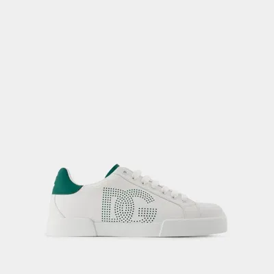 Dolce & Gabbana Sneakers Low Top - Dolce&gabbana - Cuir - Blanc In White