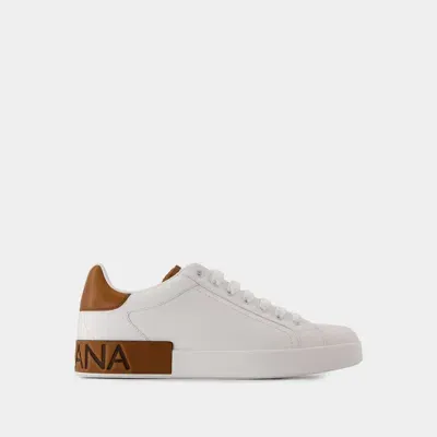 Dolce & Gabbana Sneakers Low Top - Dolce&gabbana - Cuir - Blanc In White