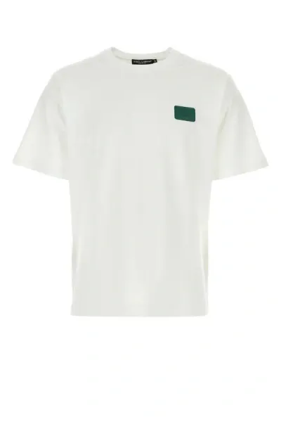 Dolce & Gabbana White Cotton T-shirt