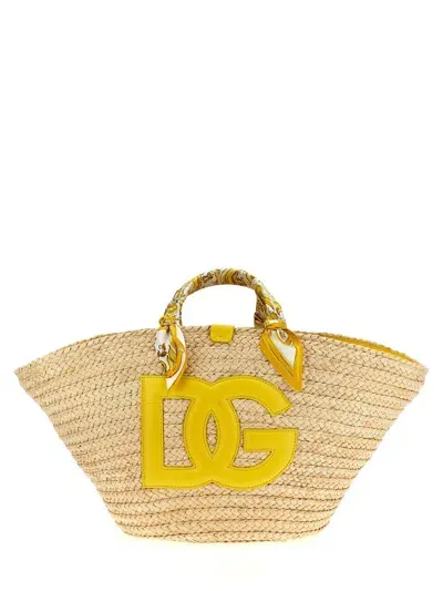 Dolce & Gabbana Medium-sized Kendra Tote Bag In Giallo