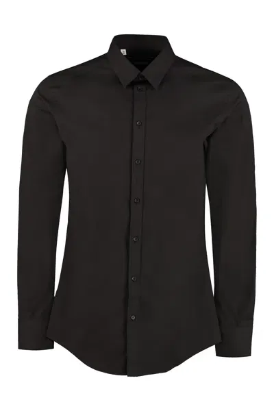 Dolce & Gabbana Dolce E Gabbana Mens Black Cotton Shirt