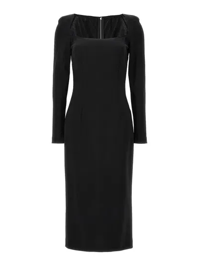 Dolce & Gabbana Milan Stitch Dress Dresses Black