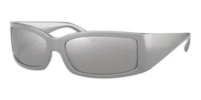 Dolce & Gabbana Eyewear Rectangular Frame Sunglasses In Grey