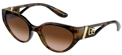 Dolce & Gabbana Mod. Monogram Dg 6146 In Brown