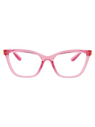 Dolce & Gabbana Eyewear In 3097 Transparent Pink