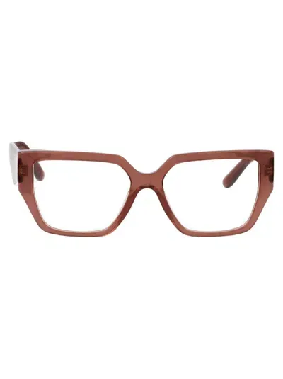 Dolce & Gabbana Eyewear In 3411 Fleur Caramel