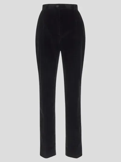 Dolce & Gabbana Tuxedo Trousers In Black