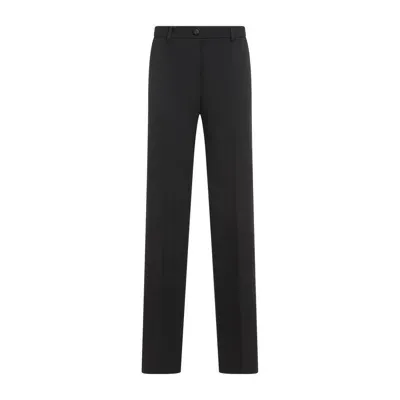 Dolce & Gabbana Elegant Women's Wool Blend Pants In Black