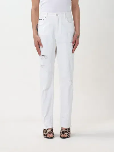 Dolce & Gabbana Jeans  Woman Color White