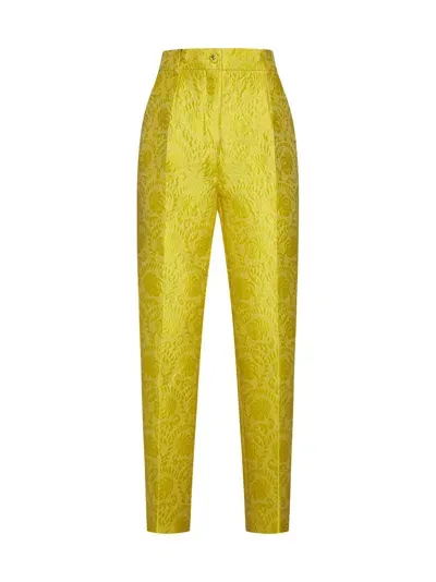 Dolce & Gabbana Pants In Yellow