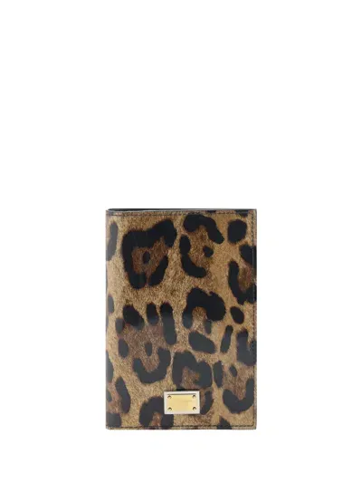 Dolce & Gabbana Passport Holder In Leo