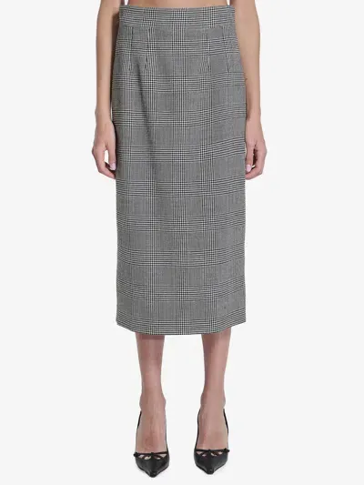 Dolce & Gabbana Pencil Skirt In White