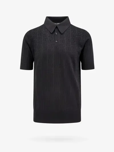 Dolce & Gabbana Polo Shirt In Black