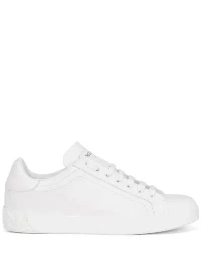 Dolce & Gabbana Portofino Leather Sneakers