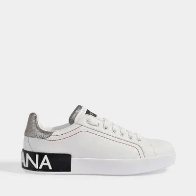 Dolce & Gabbana Portofino Sneakers In White