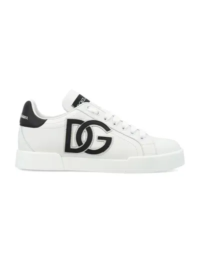 Dolce & Gabbana Portofino Sneakers In White