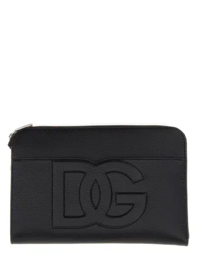 Dolce & Gabbana Pouch Medium In Black