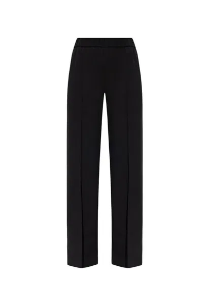 Dolce & Gabbana Pressed Crease Pants In Black