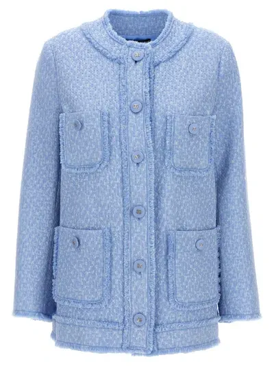 Dolce & Gabbana Light Blue Rachel Jacket