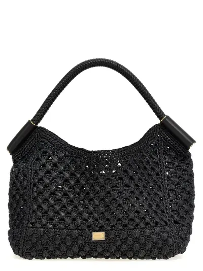 Dolce & Gabbana Raffia Shopping Bag