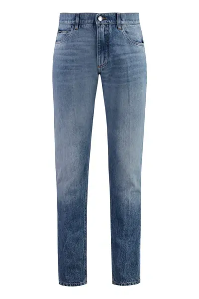 Dolce & Gabbana Regular Fit Jeans In Denim