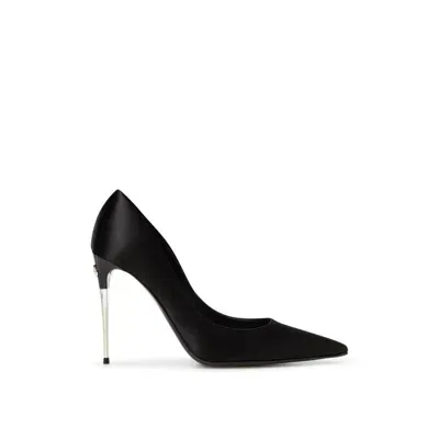 Dolce & Gabbana Satin Pumps In Black