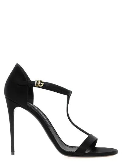 Dolce & Gabbana T-bar Sandals Black