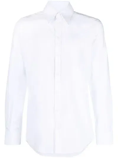 Dolce & Gabbana White Cotton-blend Classic Shirt