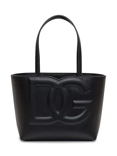 Dolce & Gabbana Shopping Bag In Black