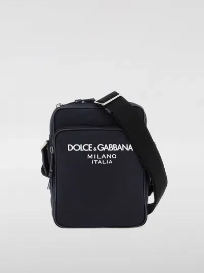 Dolce & Gabbana Shoulder Bag  Men Color Blue