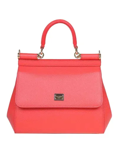 Dolce & Gabbana Bolso Shopping - Sicily Medium In Red