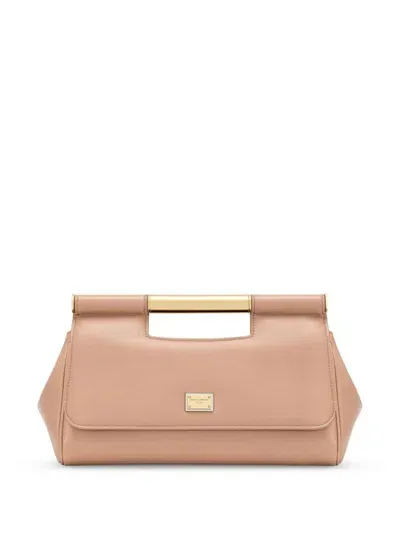 Dolce & Gabbana Sicily Medium Leather Clutch