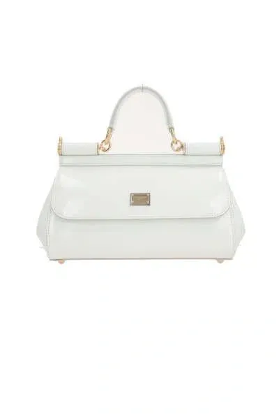 Dolce & Gabbana Extended Sicily Handbag With Elong In White