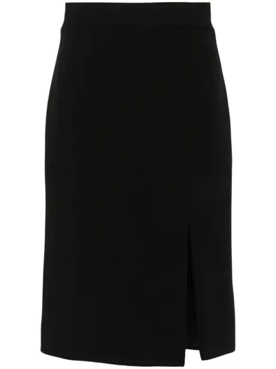 Dolce & Gabbana Crepe Pencil Skirt In Multicolor