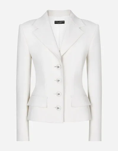 Dolce & Gabbana Einreihiger Blazer In White