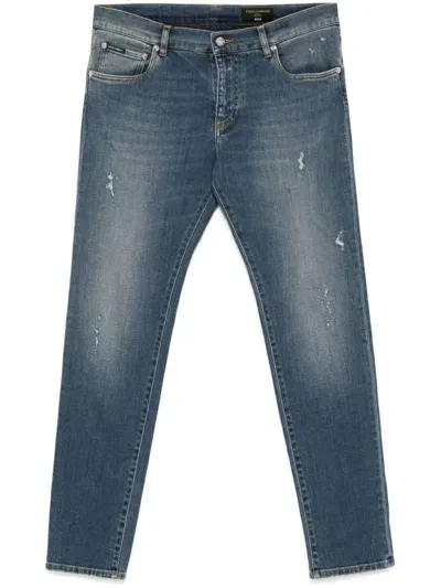 Dolce & Gabbana Slim-fit Jeans In Blue