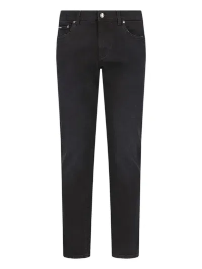 Dolce & Gabbana Slim Jeans In Varabbinata