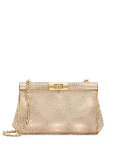 Dolce & Gabbana Small Marlene Shoulder Bag In Beige