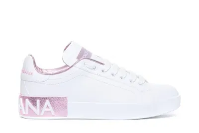 Dolce & Gabbana Portofino Sneakers In White