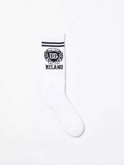 Dolce & Gabbana Socks  Kids Color White