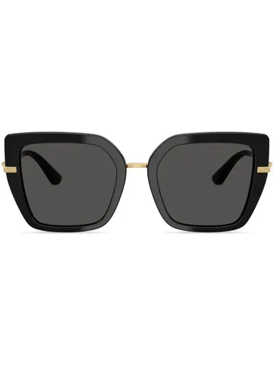 Dolce & Gabbana Square-frame Sunglasses In Black