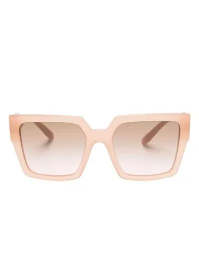 Dolce & Gabbana Square-frame Sunglasses In Neutrals