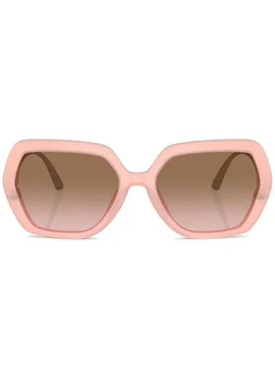 Dolce & Gabbana Square-frame Sunglasses In Opal Rose