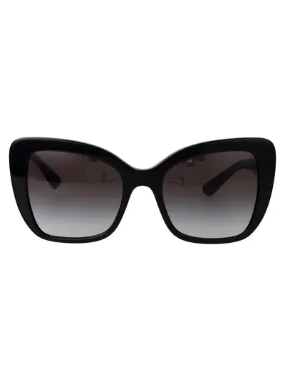 Dolce & Gabbana Butterfly Sunglasses 0 Dg4348 501/8 G In Black