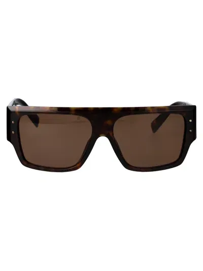 Dolce & Gabbana Squared Sunglasses 0 Dg4459 502/73 In Brown