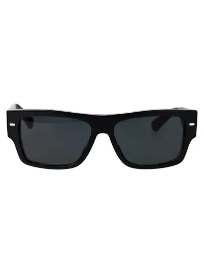 Dolce & Gabbana Sunglasses In 340387 Black On Grey Havana