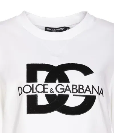 Dolce & Gabbana Sweatshirts In White