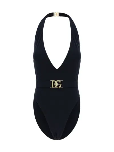 Dolce & Gabbana Swimsuit In Schwarz