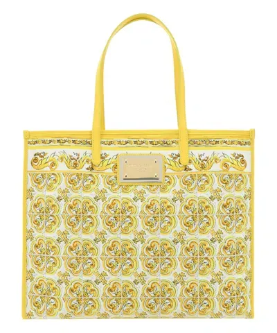 Dolce & Gabbana Tote Bag In Yellow