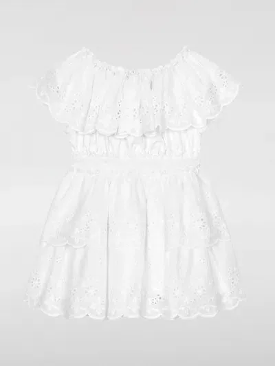 Dolce & Gabbana Dress  Kids Color White In Weiss